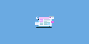 life science website vector