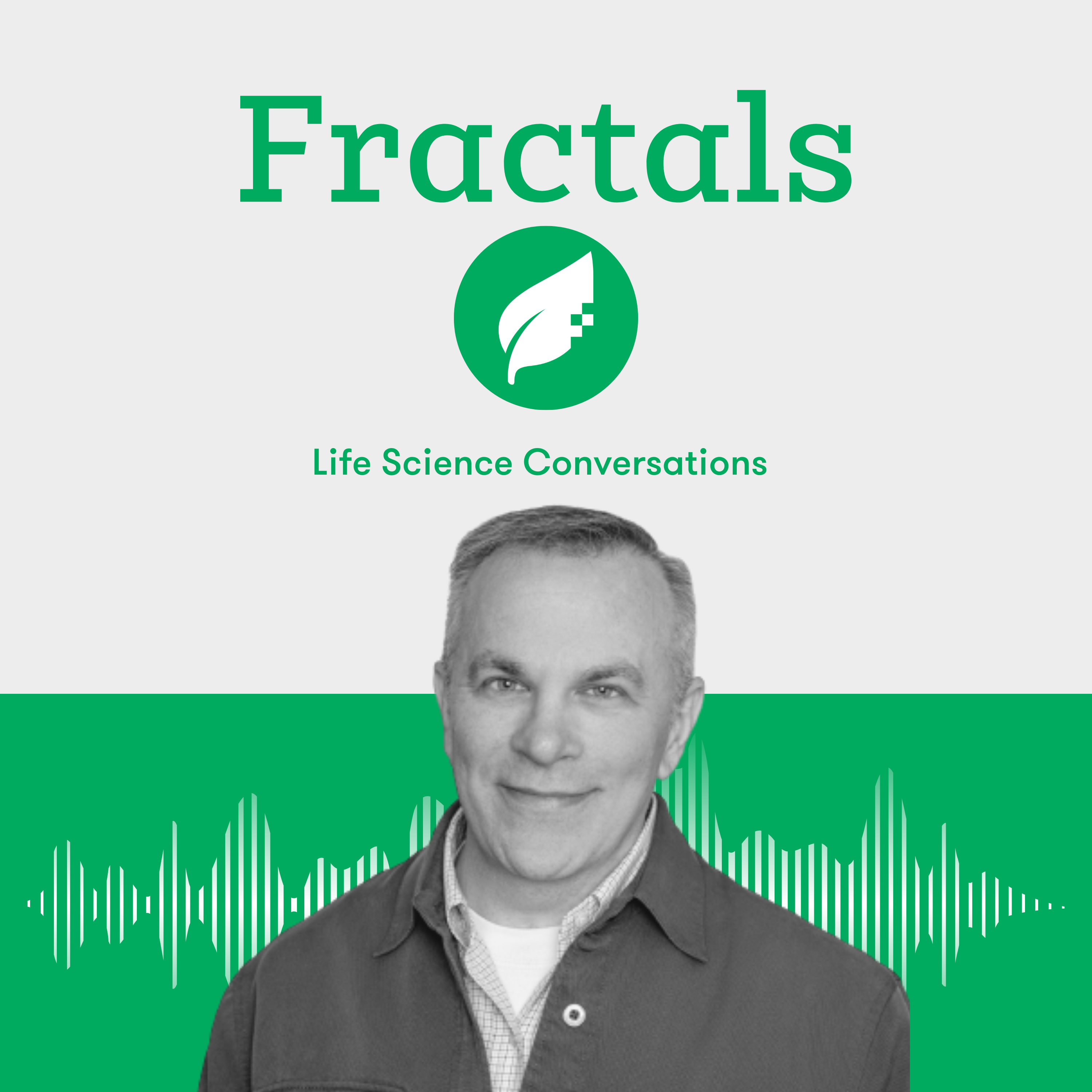 Fractals podcast cover featuring Jon Larkin